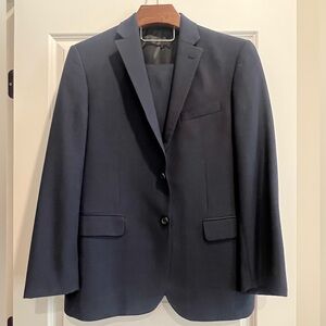 Mens Pronto Uomo Dark Blue Suit Jacket and Pants